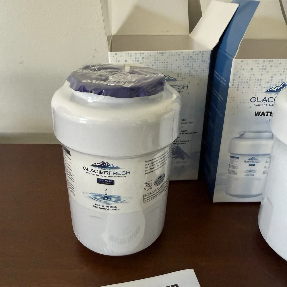 2 GLACIER FRESH GF-MWF Refrigerator Water Filter. New Sealed.